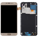 TFT Material LCD Screen and Digitizer Full Assembly with Frame for Galaxy J4 J400F/DS(Gold)