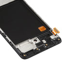 Original Super AMOLED Material LCD Screen and Digitizer Full Assembly with Frame for Galaxy A51(Black)