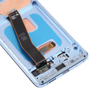 Original Dynamic AMOLED Material LCD Screen and Digitizer Full Assembly with Frame for Samsung Galaxy S20 SM-G980(Blue)