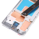 Original Dynamic AMOLED Material LCD Screen and Digitizer Full Assembly with Frame for Samsung Galaxy S20 SM-G980(Silver)