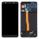 TFT Material LCD Screen and Digitizer Full Assembly With Frame for Samsung Galaxy A7 (2018) / SM-A750F (Black)