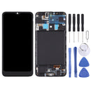 TFT Material LCD Screen and Digitizer Full Assembly With Frame for Samsung Galaxy A20 / SM-A205F(EU Version)(Black)