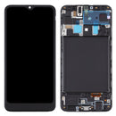 TFT Material LCD Screen and Digitizer Full Assembly With Frame for Samsung Galaxy A20 / SM-A205F(EU Version)(Black)