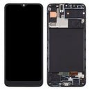 TFT Material LCD Screen and Digitizer Full Assembly With Frame for Samsung Galaxy A30s(Black)