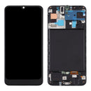 TFT Material LCD Screen and Digitizer Full Assembly With Frame for Samsung Galaxy A50 (Not Supporting Fingerprint Identification)(Black)