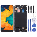 TFT Material LCD Screen and Digitizer Full Assembly With Frame for Samsung Galaxy A30 (Black)