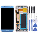 OLED Material LCD Screen and Digitizer Full Assembly With Frame for Samsung Galaxy S7 Edge / SM-G935F(Blue)