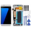 OLED Material LCD Screen and Digitizer Full Assembly With Frame for Samsung Galaxy S7 Edge / SM-G935F(Silver)