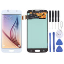 OLED Material LCD Screen and Digitizer Full Assembly for Samsung Galaxy S6(White)