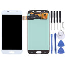 OLED Material LCD Screen and Digitizer Full Assembly for Samsung Galaxy S6(White)