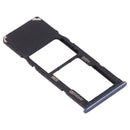 SIM Card Tray + Micro SD Card Tray for Samsung Galaxy A71 / A715 (Black)
