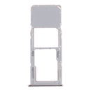SIM Card Tray + Micro SD Card Tray for Samsung Galaxy A71 / A715 (Silver)