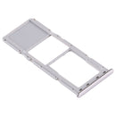 SIM Card Tray + Micro SD Card Tray for Samsung Galaxy A71 / A715 (Silver)