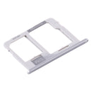 SIM Card Tray + Micro SD Card Tray for Samsung Galaxy Tab A 10.1 (2019) / SM-T515 (Silver)