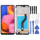 LCD Screen and Digitizer Full Assembly With Frame for Samsung Galaxy A20s (Black)
