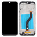 LCD Screen and Digitizer Full Assembly With Frame for Samsung Galaxy A20s (Black)