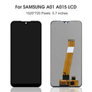 Original PLS TFT Material LCD Screen and Digitizer Full Assembly (Flex Cable Wide) for Samsung Galaxy A01 (Black)