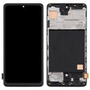 TFT Material LCD Screen and Digitizer Full Assembly With Frame for Samsung Galaxy A51 (Black)
