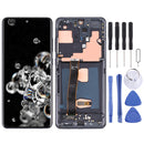 Original LCD Screen and Digitizer Full Assembly with Frame for Samsung Galaxy S20 Ultra/S20 Ultra 5G(Black)