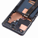 Original LCD Screen and Digitizer Full Assembly with Frame for Samsung Galaxy S20 Ultra/S20 Ultra 5G(Black)