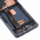 Original LCD Screen and Digitizer Full Assembly with Frame for Samsung Galaxy S20 Ultra/S20 Ultra 5G(Black)