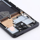 Middle Frame Bezel Plate with Side Keys for Samsung Galaxy S20 Ultra (Black)