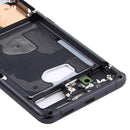 Middle Frame Bezel Plate with Side Keys for Samsung Galaxy S20 Ultra (Black)