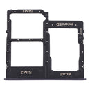 SIM Card Tray + SIM Card Tray + Micro SD Card Tray for Samsung Galaxy A315 / A31 (Black)
