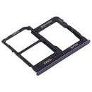 SIM Card Tray + SIM Card Tray + Micro SD Card Tray for Samsung Galaxy A315 / A31 (Black)