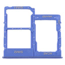 SIM Card Tray + SIM Card Tray + Micro SD Card Tray for Samsung Galaxy A315 / A31 (Blue)