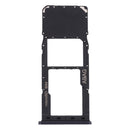 SIM Card Tray + Micro SD Card Tray for Samsung Galaxy A21s(Black)