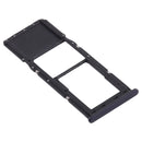 SIM Card Tray + Micro SD Card Tray for Samsung Galaxy A21s(Black)
