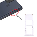 SIM Card Tray + Micro SD Card Tray for Samsung Galaxy A21s(White)