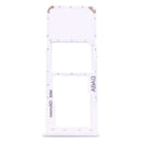 SIM Card Tray + Micro SD Card Tray for Samsung Galaxy A21s(White)