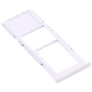 SIM Card Tray + Micro SD Card Tray for Samsung Galaxy A21s(White)