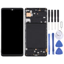 TFT Material LCD Screen and Digitizer Full Assembly With Frame (Not Supporting Fingerprint Identification) for Samsung Galaxy A71 / SM-A715(Black)