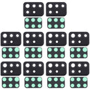 10 PCS Camera Lens Cover for Samsung Galaxy A51 (Black)