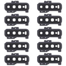 10 PCS Camera Lens Cover for Samsung Galaxy S10+ (Black)