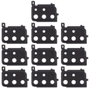 10 PCS Camera Lens Cover for Samsung Galaxy S20+ (Black)