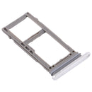 SIM Card Tray + Micro SD Card Tray for Samsung Galaxy Note20 Ultra (Silver)