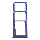 SIM Card Tray + SIM Card Tray + Micro SD Card Tray for Samsung Galaxy M51 SM-M515 (Blue)