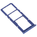 SIM Card Tray + SIM Card Tray + Micro SD Card Tray for Samsung Galaxy M51 SM-M515 (Blue)