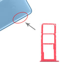 SIM Card Tray + SIM Card Tray + Micro SD Card Tray for Samsung Galaxy A11 SM-A115 (Red)