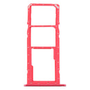 SIM Card Tray + SIM Card Tray + Micro SD Card Tray for Samsung Galaxy A11 SM-A115 (Red)
