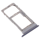 SIM Card Tray + Micro SD Card Tray for Samsung Galaxy Note 10 Lite SM-N770(Black)