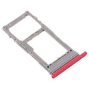 SIM Card Tray + Micro SD Card Tray for Samsung Galaxy Note 10 Lite SM-N770(Red)
