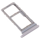 SIM Card Tray + Micro SD Card Tray for Samsung Galaxy Note 10 Lite SM-N770(Silver)