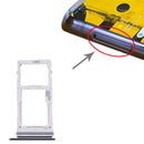 SIM Card Tray + SIM Card Tray / Micro SD Card Tray for Samsung Galaxy Note 10 Lite SM-N770 (Black)