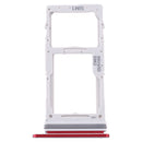 SIM Card Tray + SIM Card Tray / Micro SD Card Tray for Samsung Galaxy Note 10 Lite SM-N770 (Red)