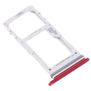 SIM Card Tray + SIM Card Tray / Micro SD Card Tray for Samsung Galaxy Note 10 Lite SM-N770 (Red)